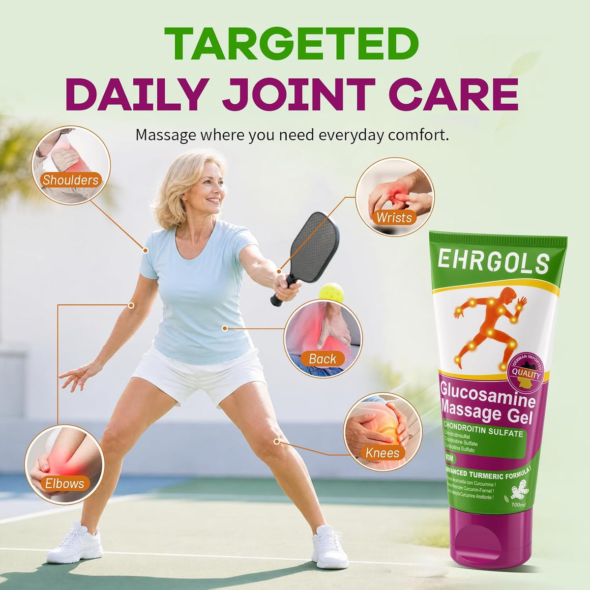 How Ehrgols massage gel creates a cooling then warming sensation